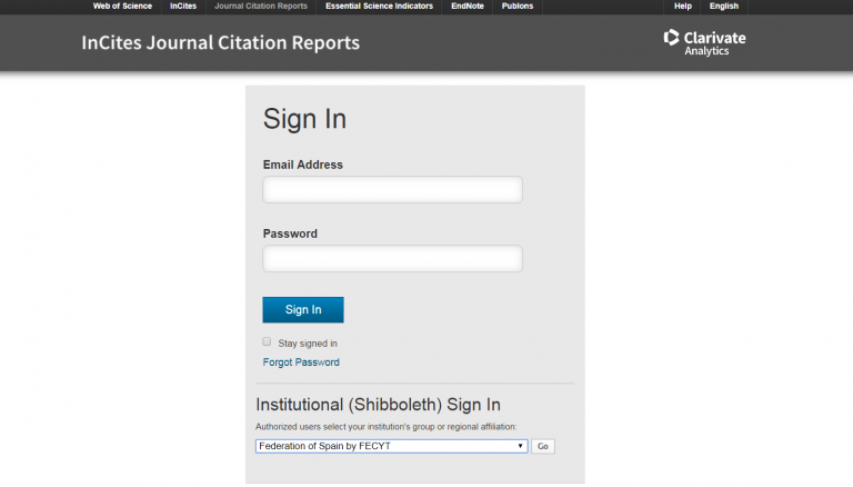 JCR (Journal Citations Report) de 2018 BlobUVa Blog de